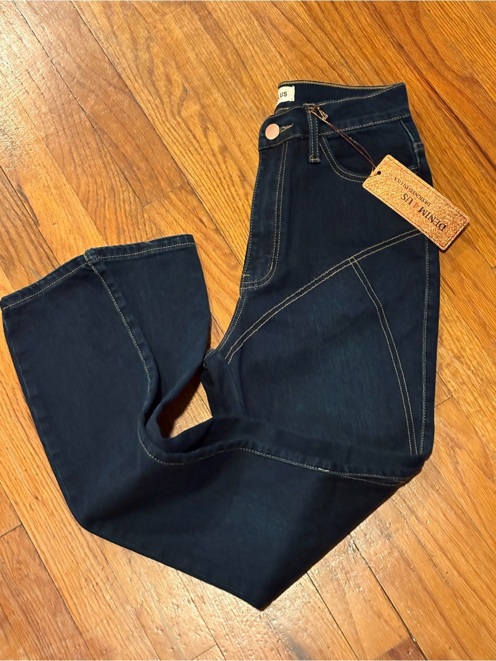 High-Rise Skinny Jeans in Deep Indigo 7 nwt